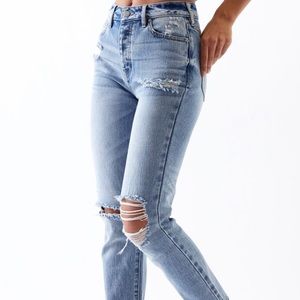 PACSUN LA Distressed Mom Jean